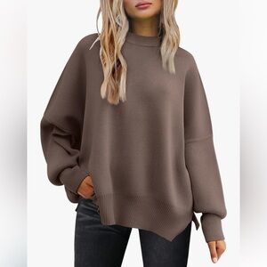 Women's Oversized Sweater - nutmeg color - NWT